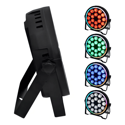 Cañon Par 18x10 Aro de Luz Led Showtime RGB 4en1 DMX 100W - POWERCON