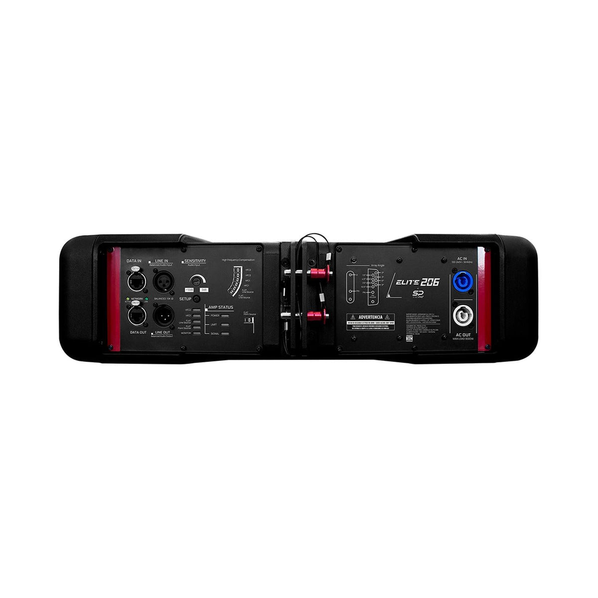 Amplificador Gabinete Dual StagePro Elite 206 6.5 350W RMS - POWERCON