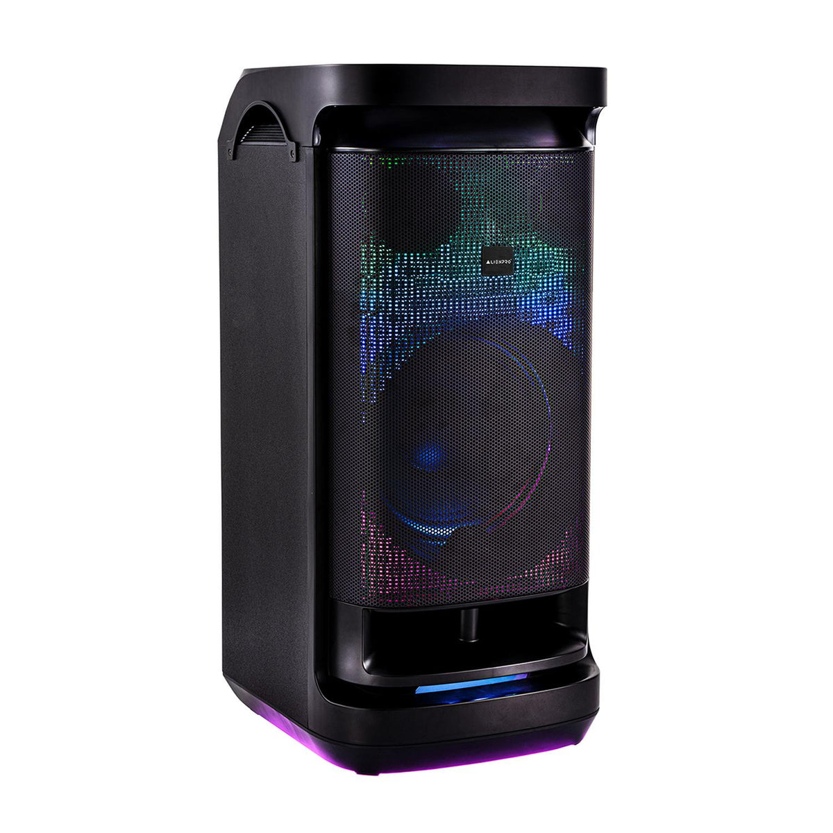 Bocina Woofer 12" Portátil Alienpro AP-600 TWS RGB 130W RMS - POWERCON
